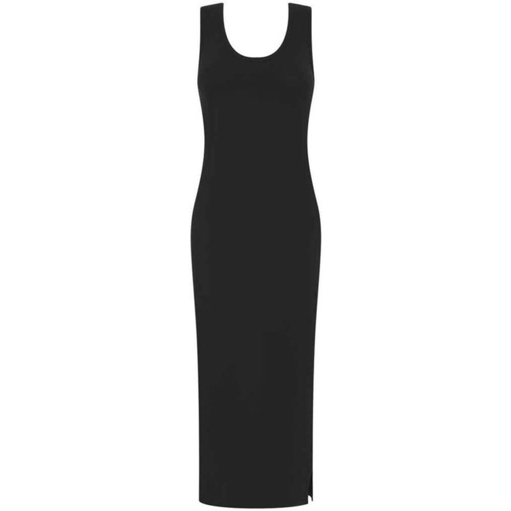 SF Womens/Ladies Racerback Midi Dress / Black